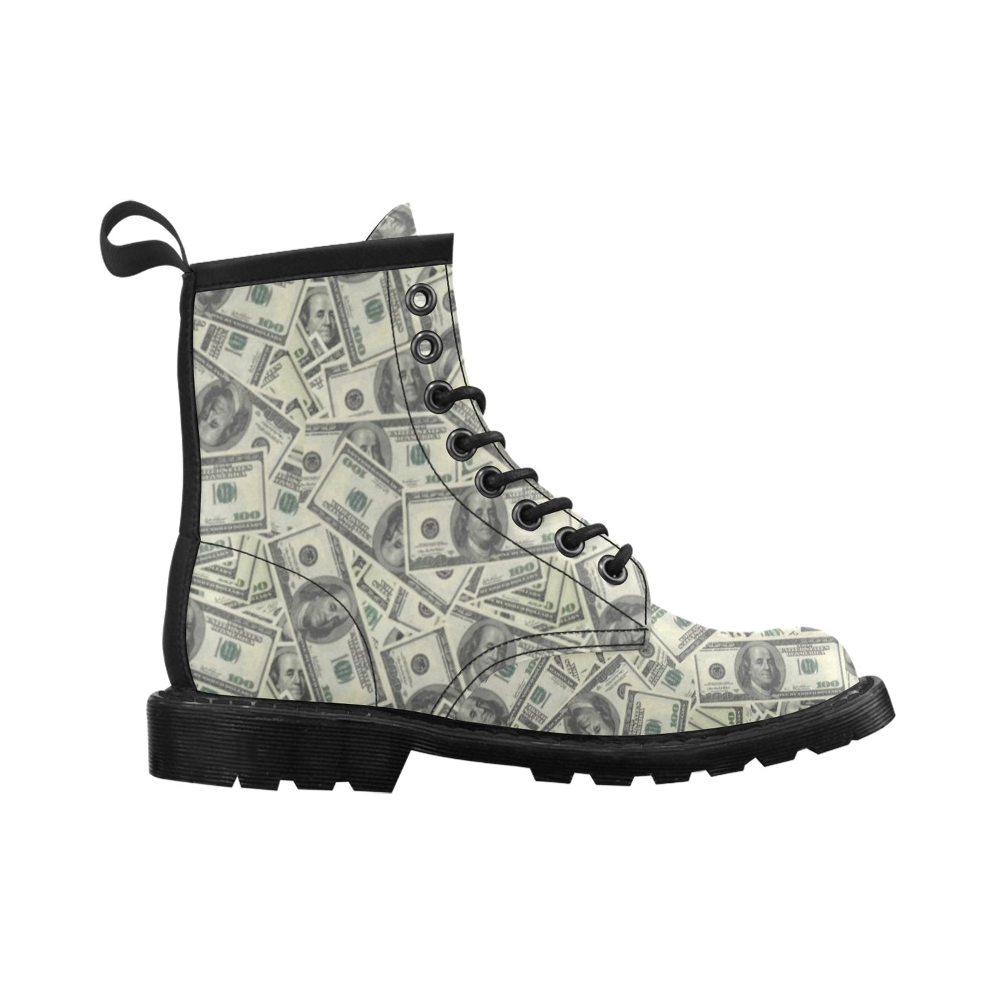 Dollar Pattern Print Design DO02 Women's Boots