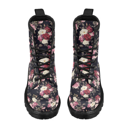 Rose Pattern Women's Boots