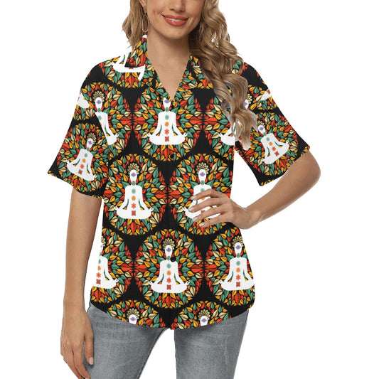 Chakra Yoga Women's Hawaiian Shirt