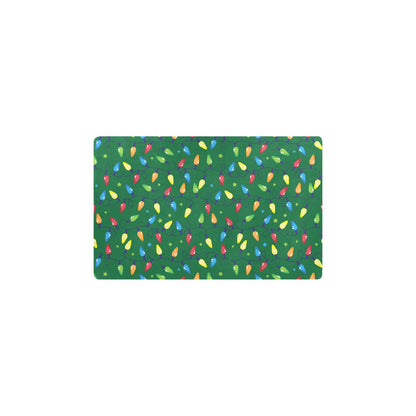 Christmas Light Pattern Print Design 02 Kitchen Mat