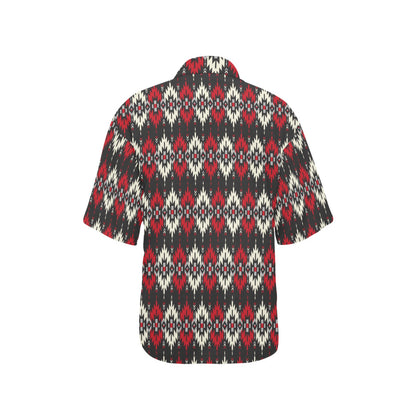 Southwestern Pattern Women's Hawaiian Shirt