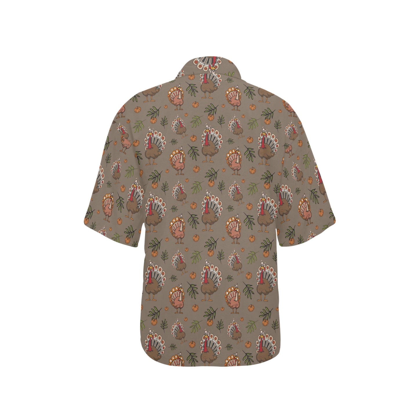 Thanksgiving Print Design LKS306 Women's Hawaiian Shirt