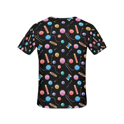 Sewing Print Design LKS309 Women's  T-shirt