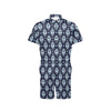 Ethnic Ornament Print Pattern Men's Romper