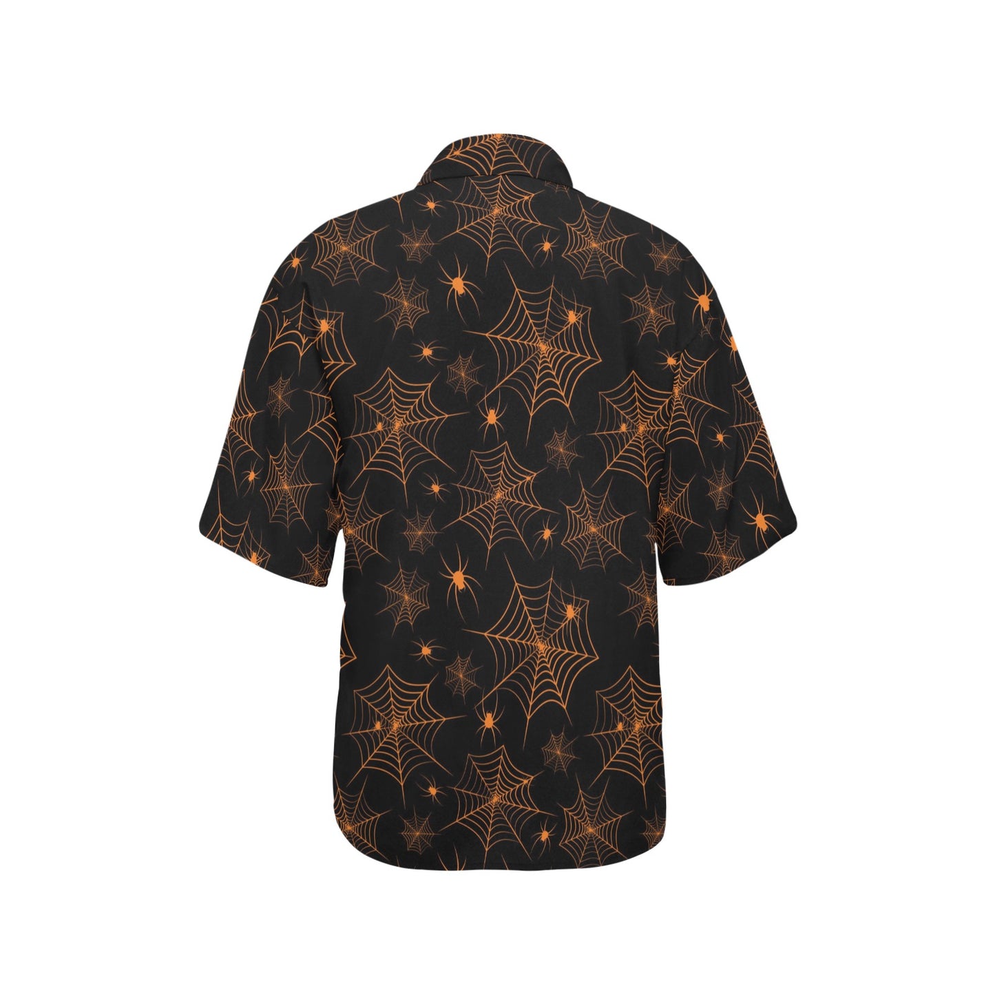 Spider Web Print Design LKS306 Women's Hawaiian Shirt