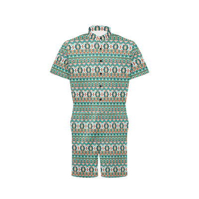 Indian Navajo Ethnic Themed Design Print Men's Romper