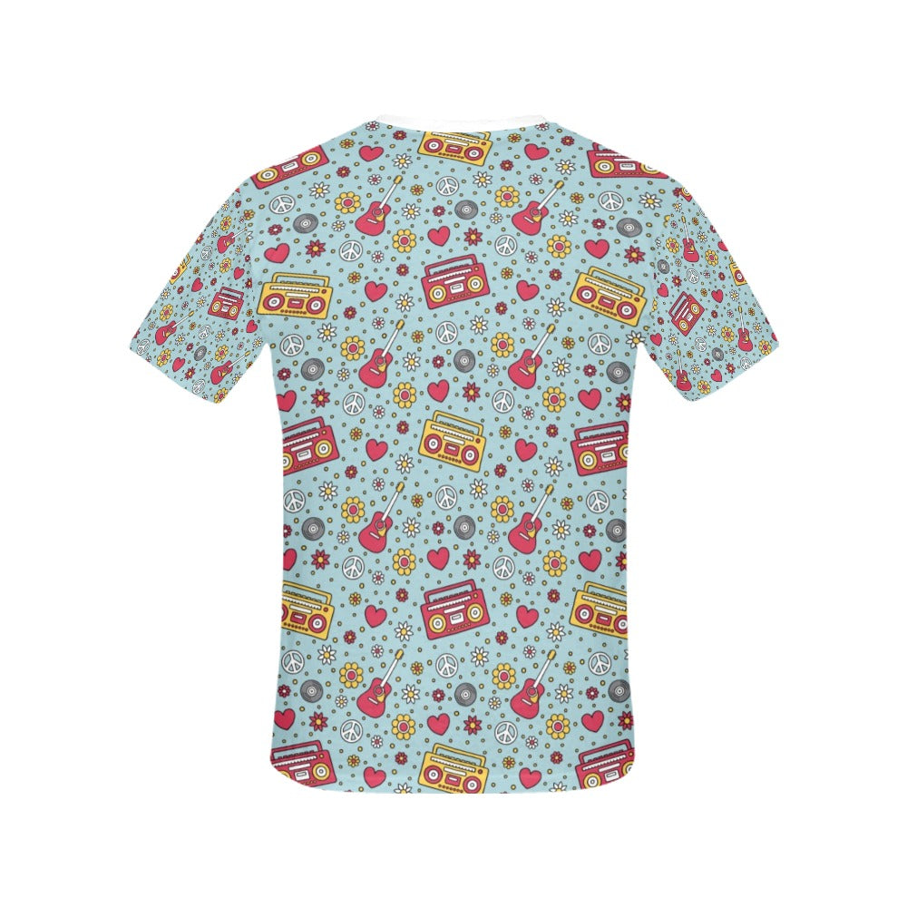 Hippie Print Design LKS307 Women's  T-shirt