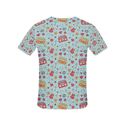 Hippie Print Design LKS307 Women's  T-shirt