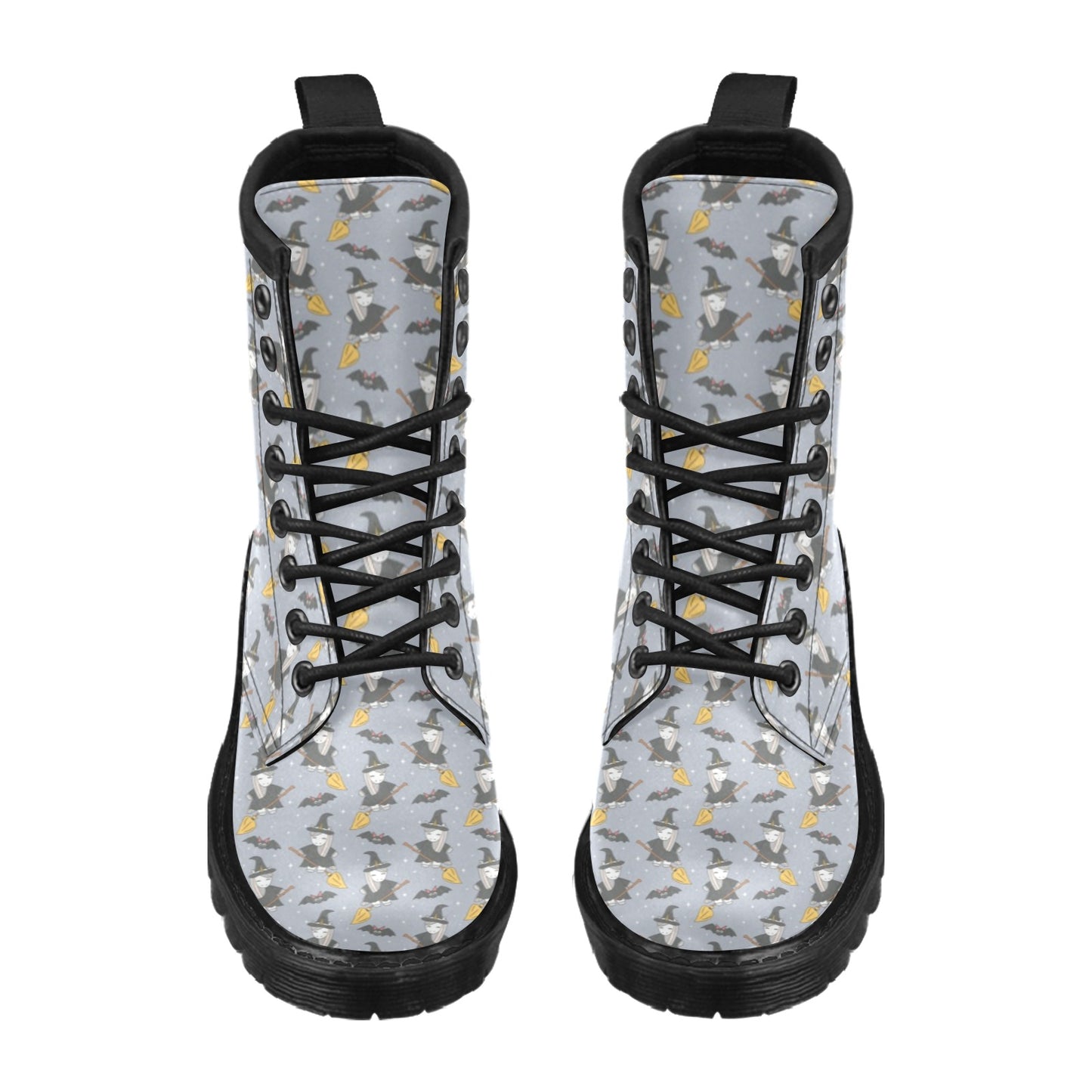 Witch Print Design LKS307 Women's Boots