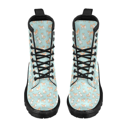 Shiba Inu Print Design LKS304 Women's Boots