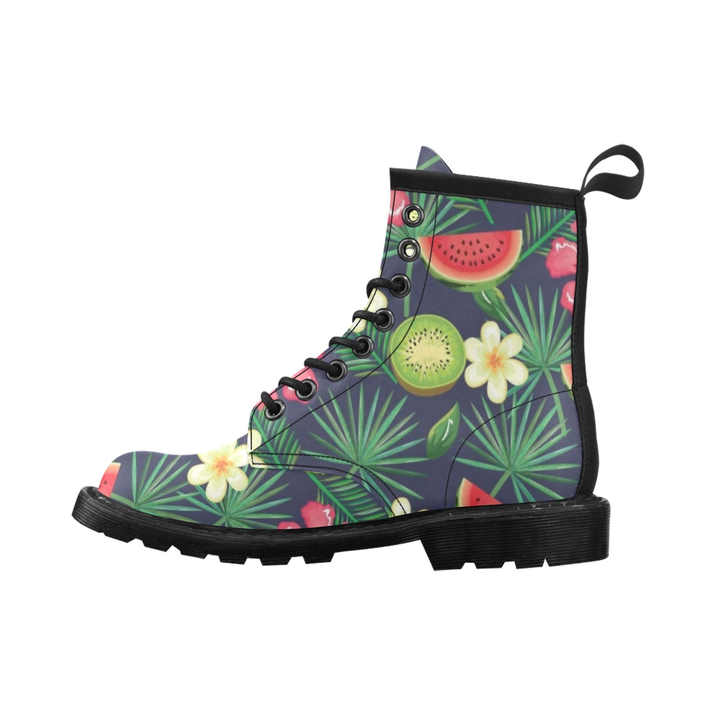 Tropical Fruits Pattern Print Design TF05 Women's Boots