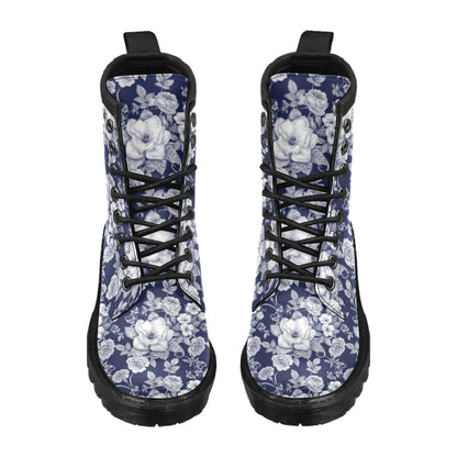 Floral Infrared Pattern Women's Boots