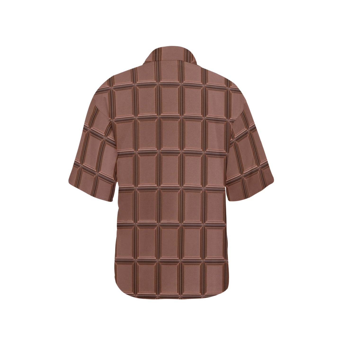 Chocolate Pattern Print Design 03 Women's Hawaiian Shirt