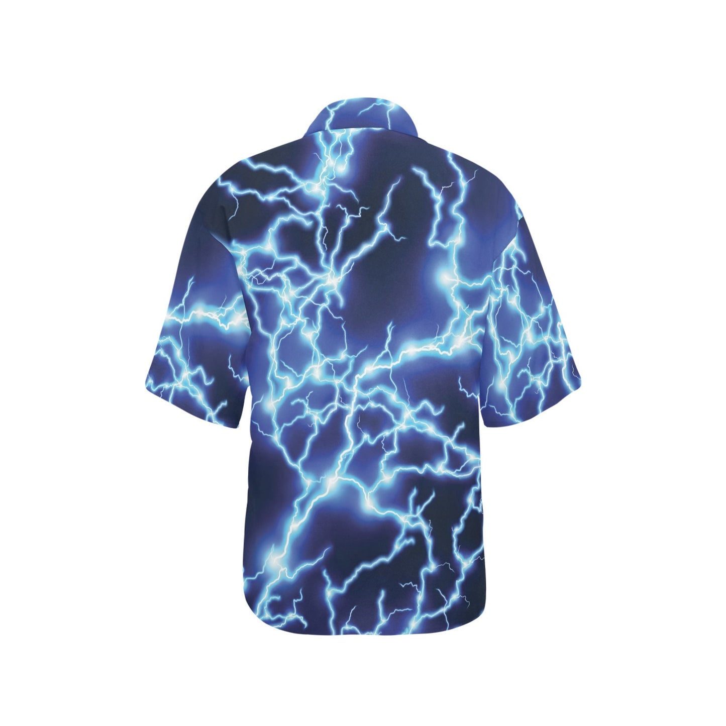 Lightning Thunder Pattern Print Design 04 Women's Hawaiian Shirt