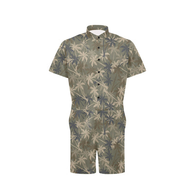 Palm Tree camouflage Men's Romper