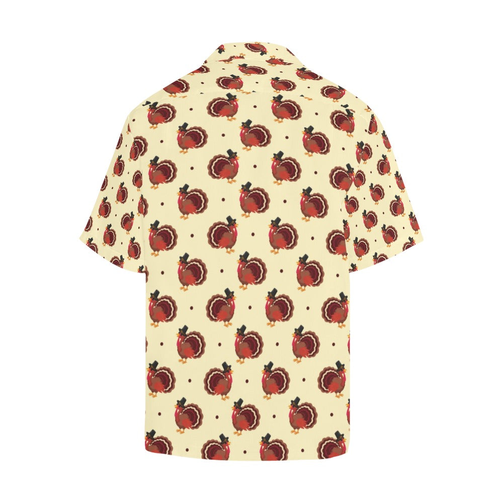 Thanksgiving Print Design LKS3010 Men's Hawaiian Shirt