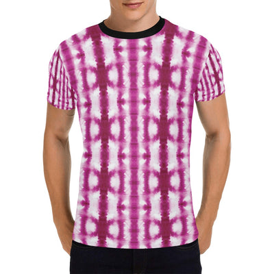 Tie Dye Dark Pink Print Design LKS303 Men's All Over Print T-shirt