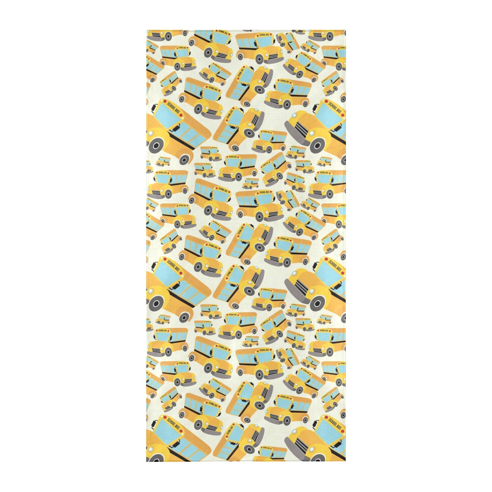 School Bus Print Design LKS301 Beach Towel 32" x 71"