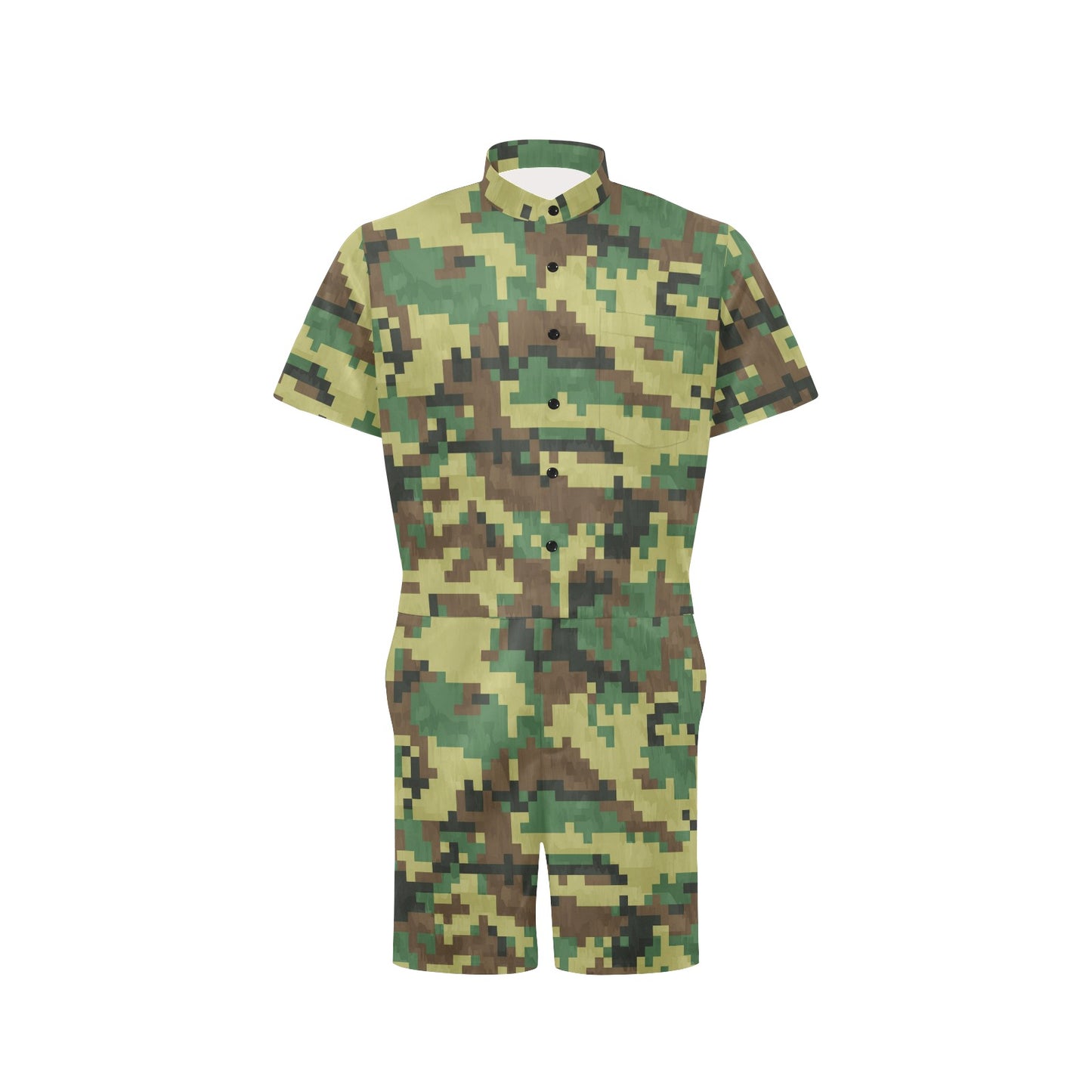 ACU Army Digital Pattern Print Design 02 Men's Romper