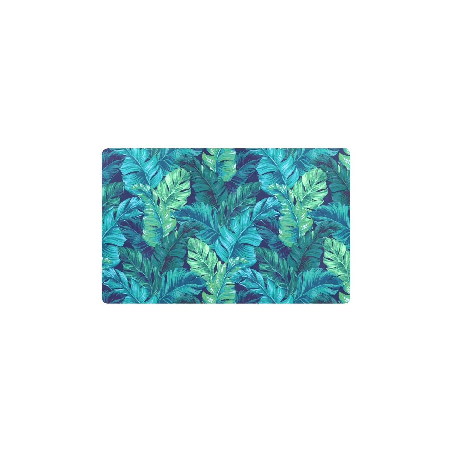 Banana Leaf Pattern Print Design BL05 Kitchen Mat