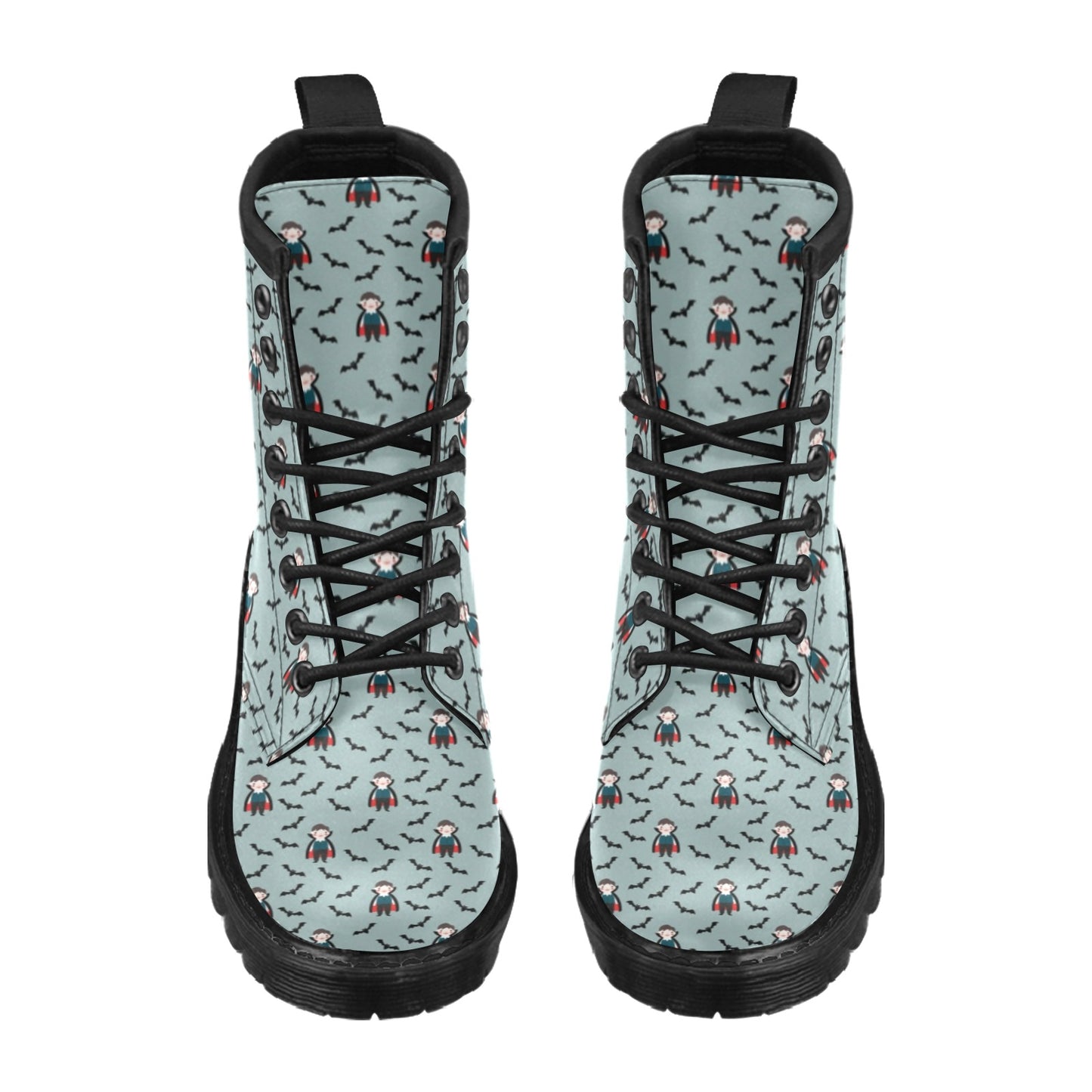 Vampire Print Design LKS304 Women's Boots