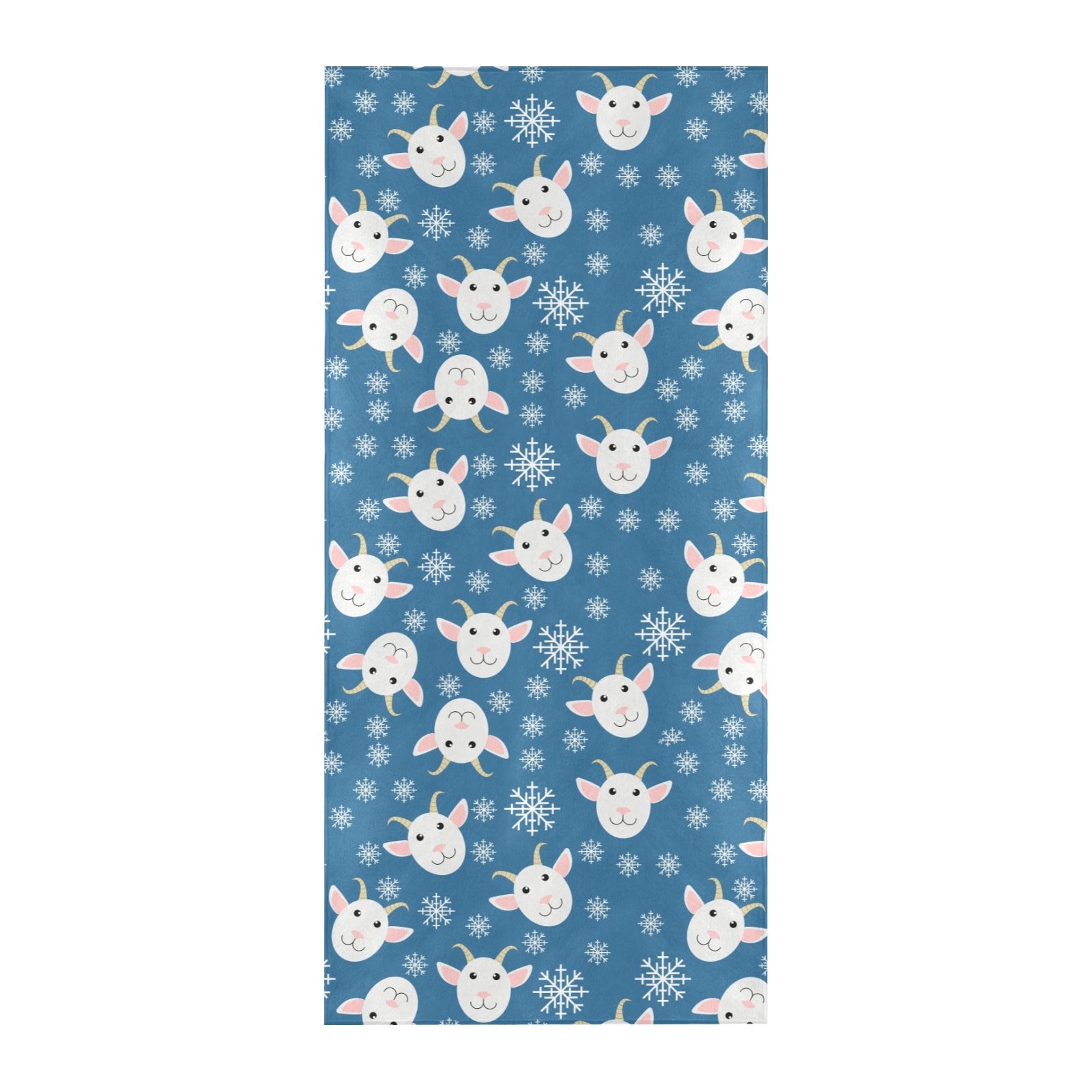 Goat Print Design LKS402 Beach Towel 32" x 71"