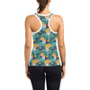 Tiger Tropical Print Design LKS301 Women's Racerback Tank Top