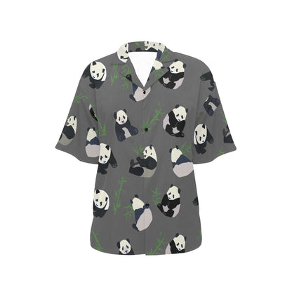 Panda Pattern Print Design A06 Women's Hawaiian Shirt