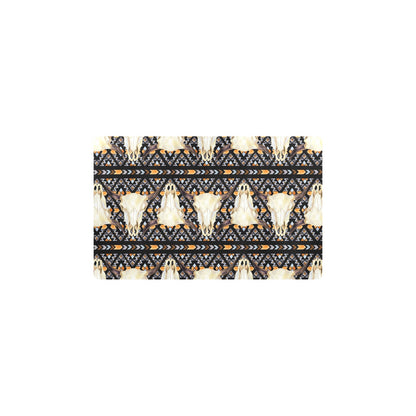 Buffalo Head Pattern Print Design 03 Kitchen Mat