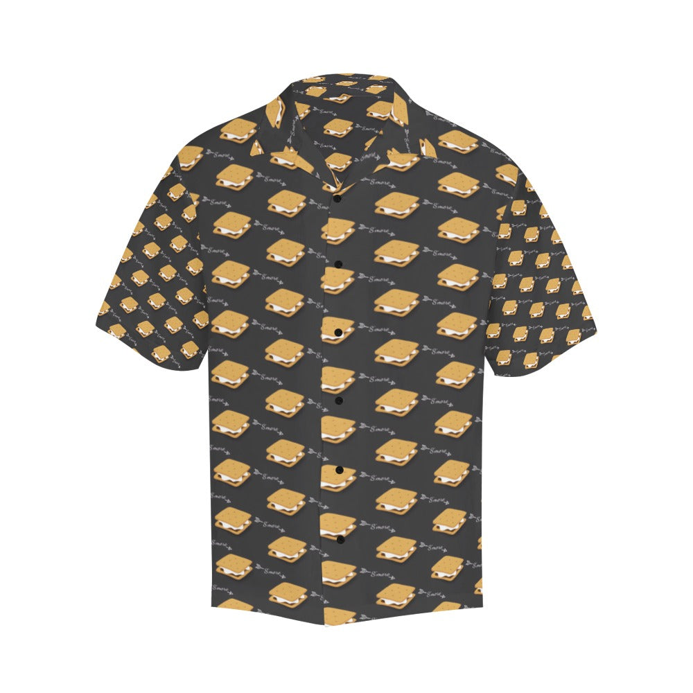 S_Mores Print Design LKS301 Men's Hawaiian Shirt
