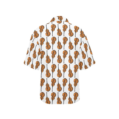 Cello Print Design LKS403 Women's Hawaiian Shirt
