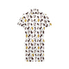 Cow Pattern Print Design 06 Men's Romper