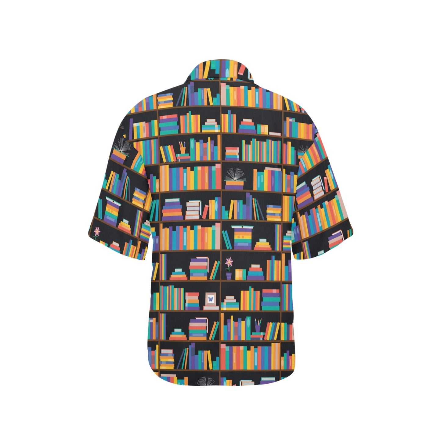 Book Pattern Print Design 05 Women's Hawaiian Shirt