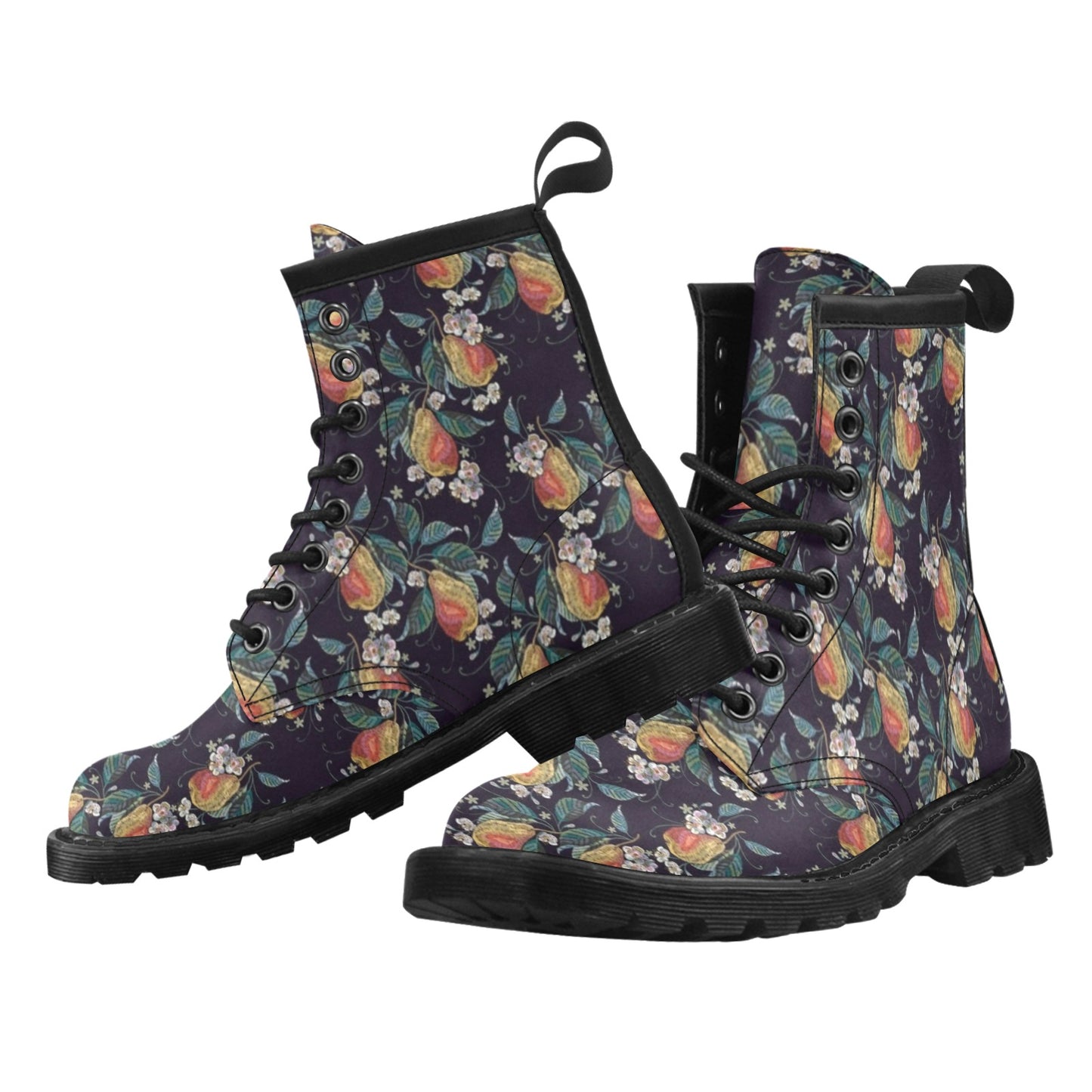 Pear Pattern Print Design PE02 Women's Boots