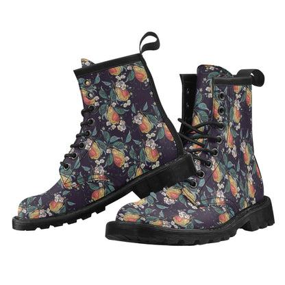 Pear Pattern Print Design PE02 Women's Boots