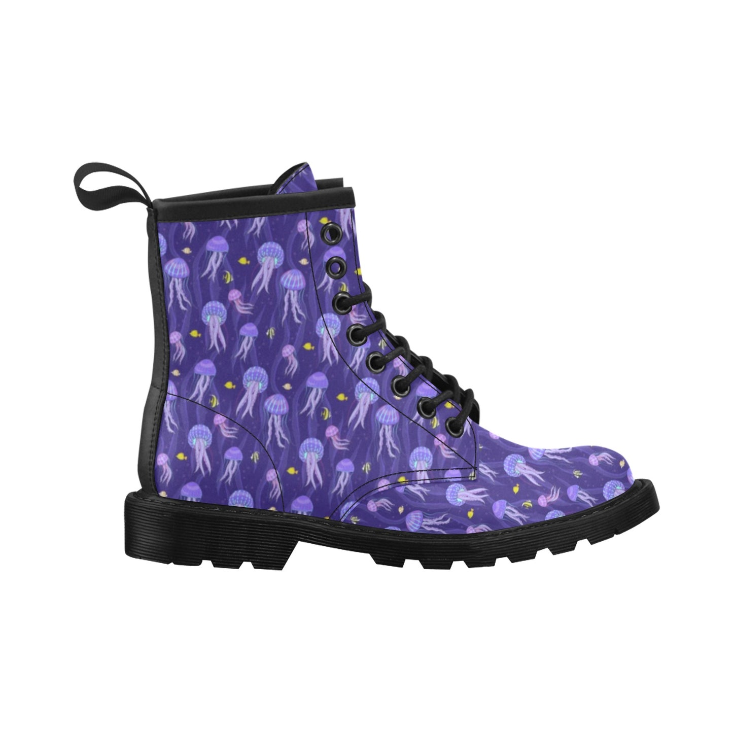 Jellyfish Style Print Women's Boots
