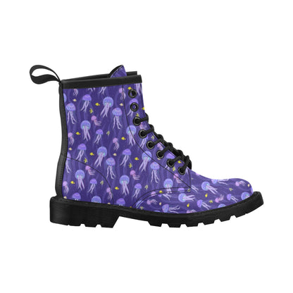 Jellyfish Style Print Women's Boots