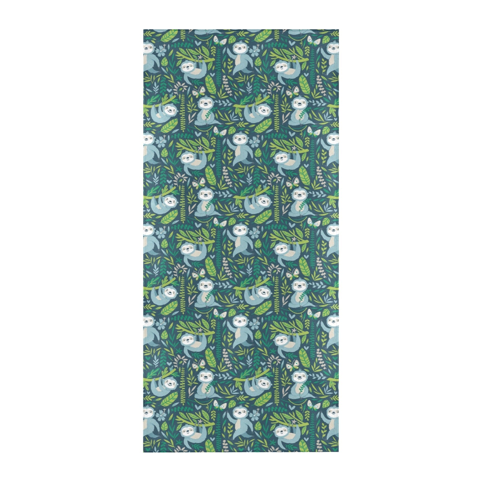 Sloth Print Design LKS304 Beach Towel 32" x 71"