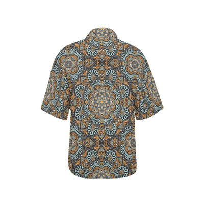 Mandala Pattern Print Design 05 Women's Hawaiian Shirt