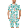 Llama Cactus Pattern Print Design 08 Men's Romper