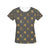 Sun Moon Print Design LKS305 Women's  T-shirt