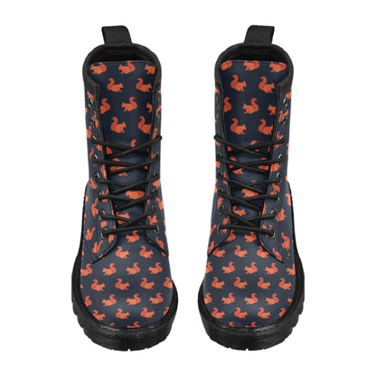 Squirrel Print Design LKS306 Women's Boots