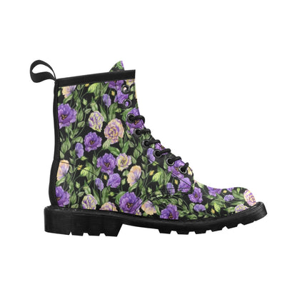 Lisianthus Pattern Print Design LT02 Women's Boots