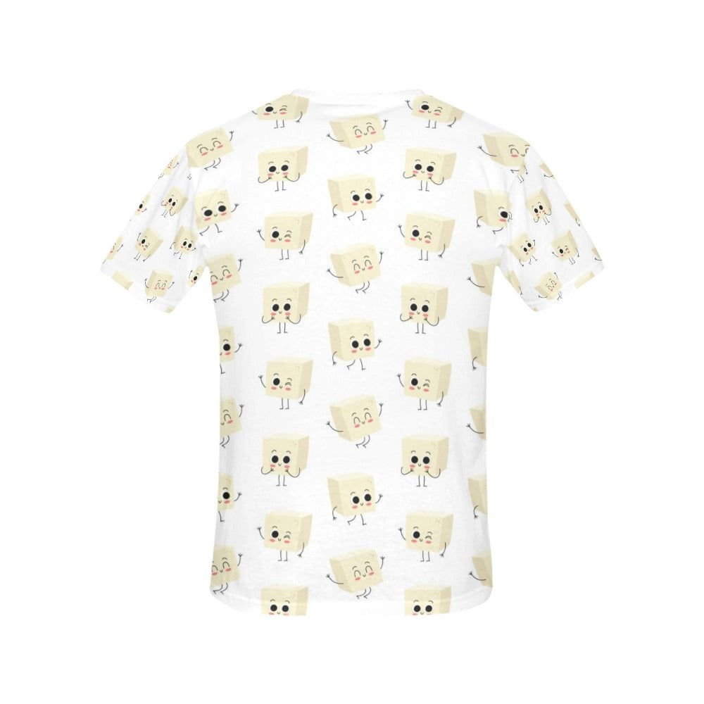 Tofu Print Design LKS301 Women's  T-shirt