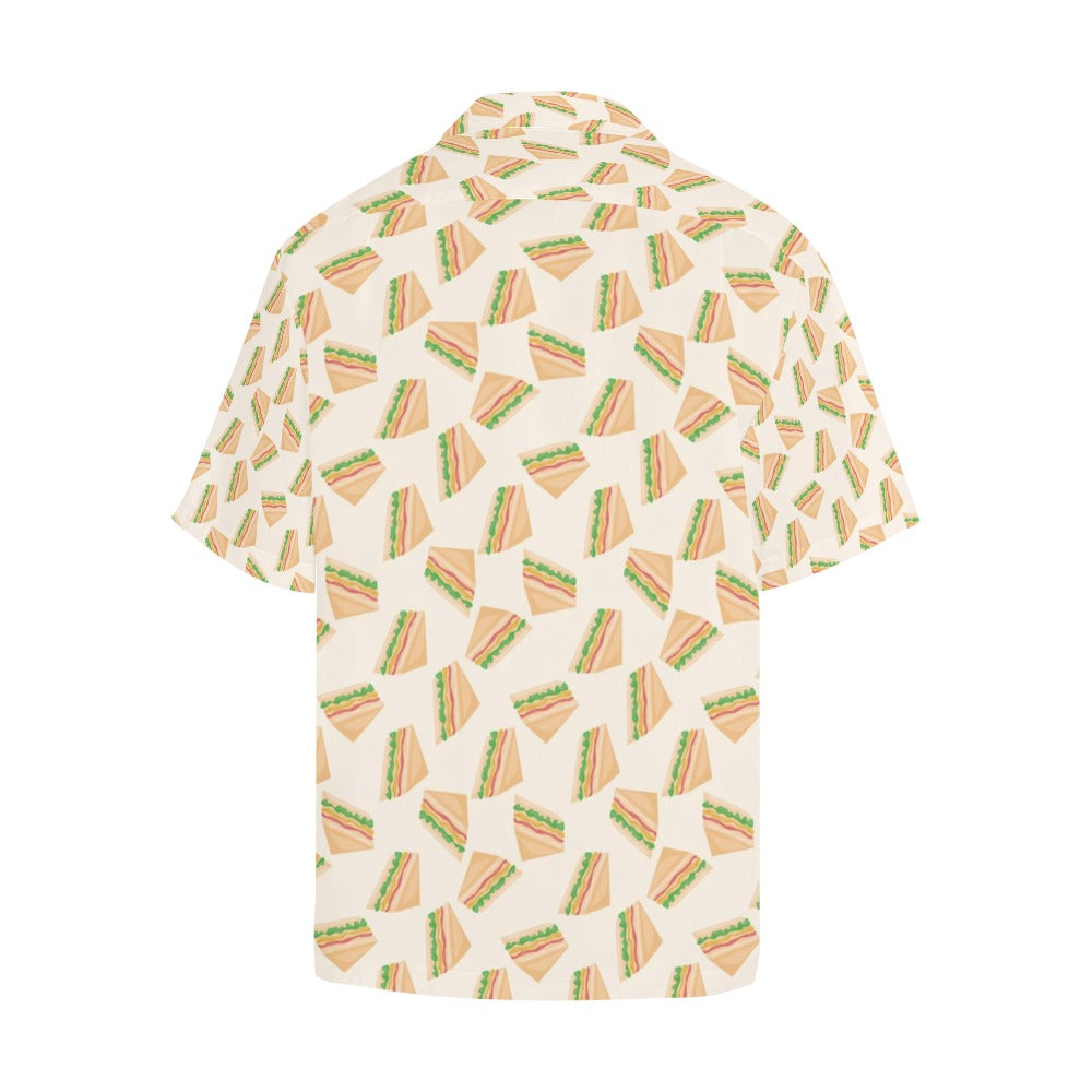 Sandwich Print Design LKS301 Men's Hawaiian Shirt