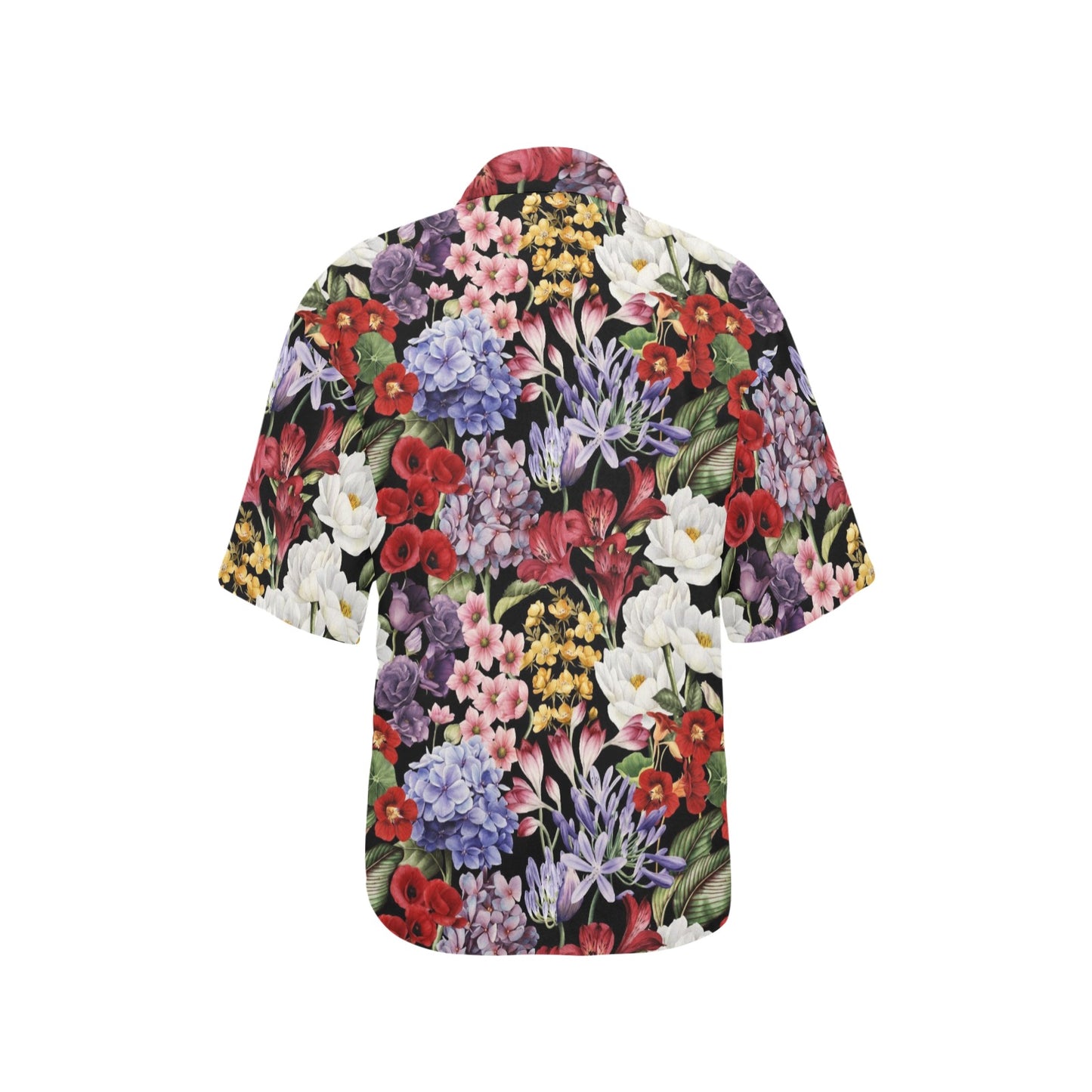 Summer Floral Pattern Print Design SF04 Women's Hawaiian Shirt