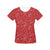 Bandana Paisley Red Print Design LKS3011 Women's  T-shirt