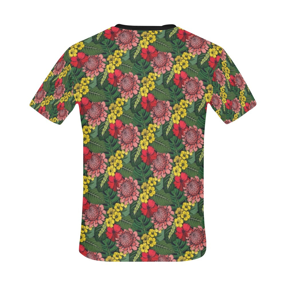 Summer Floral Print Design LKS305 Men's All Over Print T-shirt