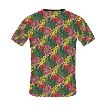 Summer Floral Print Design LKS305 Men's All Over Print T-shirt