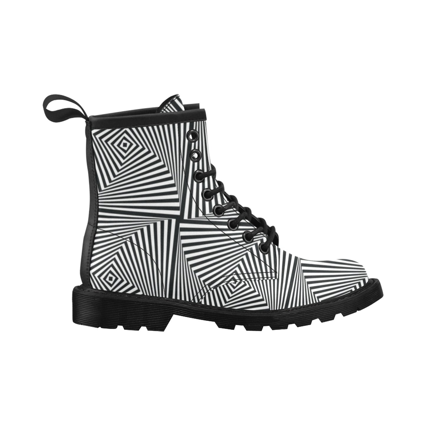 Vortex Print Design LKS302 Women's Boots